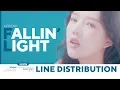 Download Lagu GFRIEND - FALLIN' LIGHT 天使の梯子 Line Distribution (Color Coded)