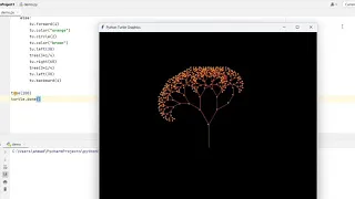 Amazing Fractal Tree Design Using Python Turtle Python Turtle