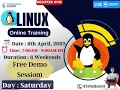 Linux Online Training Online Batch Online Meeting Session New Batch By Technical Cloud Knowledge