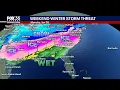 US Winter Storm watch Forecast timeline Florida impacts