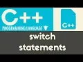 Switch Statements C Tutorial 19