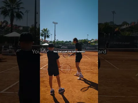 This is how you can take time away to your opponent #tennis #tenniscoach