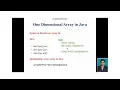UNIT I ARRAYS 24CS202 JAVA PROGRAMMING