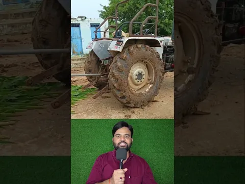 ट्रैक्टर से जोड़ा चारा मशीन को जुगाड़ देखकर लोगहैरान