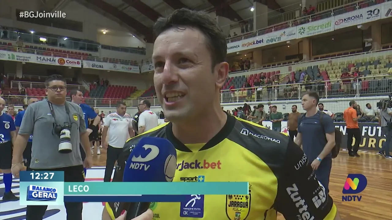 JEC Futsal e Jaraguá ficam no empate e Aurinegro conquista mais um título do Catarinense