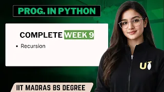 Programming in Python Week 9 Complete One Shot Question Practice IIT Madras BS Degree