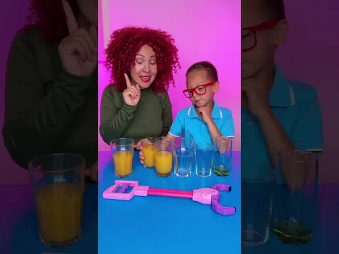 🍊🥤 Can He Fix the Juice Glasses Without Touching Them?! 😲
