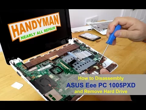 Download MP3 How to Disassembly ASUS Eee PC 1005PXD and Remove Hard Drive