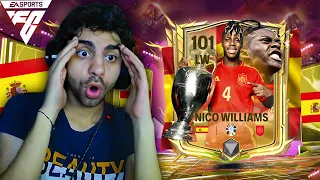 جربت جلتش بكجات منتخب اسبانيا اوفر 101 في فيفا ختمت المقايضة 