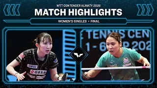 Hina Hayata vs Miu Hirano | WS Final | #WTTAlmaty 2026