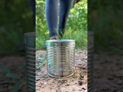 Survival Skills: A Simple Bushcraft Stove Made From Scrap Metal #outdoors #campping #nature