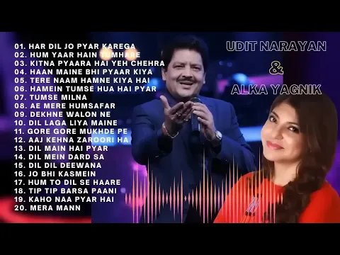 Download MP3 Top Hindi Romantic Songs - MP3 - Udit Narayan \u0026 Alka Yagnik - Nonstop