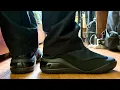 4K CONVERSE SHAI 001 CHARM BLACK ON FEET DETAILED LOOK