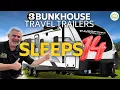 Awesome Travel Trailers With Bunkhouses that Sleep 10 or More
