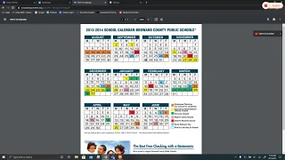 2013-2014 Broward County School Calendar
