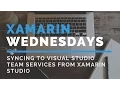 Sync to Visual Studio Team Services from Xamarin Studio
