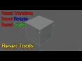 How To Install Reset Tools script in Maya