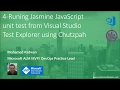 Running Jasmine JavaScript unit test from Visual Studio Test Explorer using Chutzpah 4