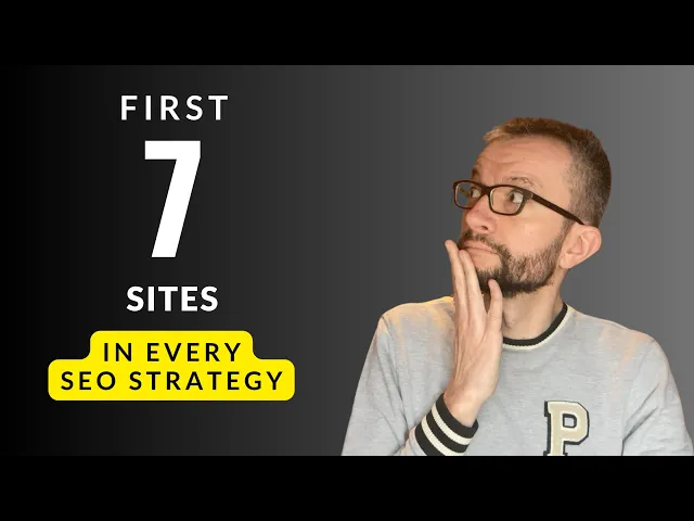 Youtube video First 7 social media sites in every SEO strategy