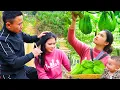 Download Lagu My Husband Washed and Cared for My Hair with Love – Harvesting Chayote with My Son for Market