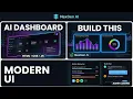 Build an AI Dashboard Website Using HTML CSS JavaScript