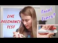 Live Pregnancy Test Faint Lines or Indent Lines TTC Journey