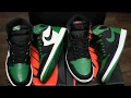 AIR JORDAN RETRO 1 HIGH OG PINE GREEN 1 0 AND 2 0 COMPARISON