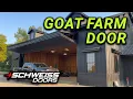 Bifold Door Tour - Goat Farm s New Shed Building