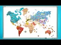 Assemble A Colorful Wooden World Map Art Craft