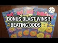 BONUS BLAST WINS BEATING ODDS CA Scratchers