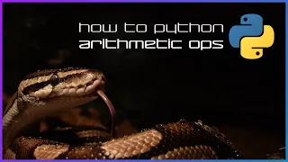 Arithmetic operators - How to Python