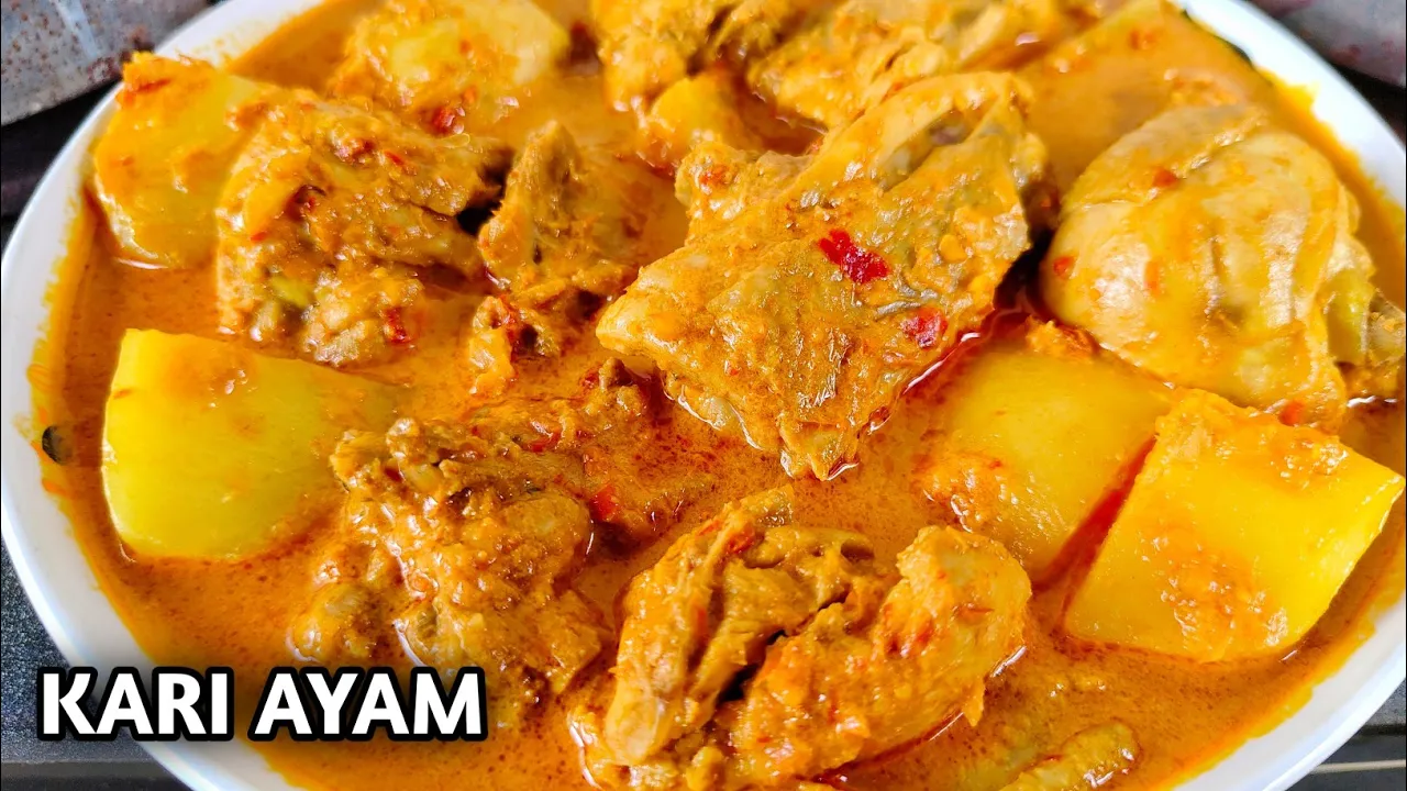 Kuahnya Kental, Gurih dan Pedas ‼️ RESEP KARI AYAM Kuahnya Kental, Gurih dan Pedas ‼️ RESEP KARI AYAM