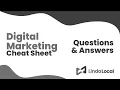 Digital Marketing Cheat Sheet Q A
