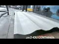 Shipping container side panel container parts