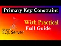 Primary Key SQL Tutorial for beginners