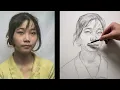 Lagu Blocking in a Portrait – How to Draw Portraits