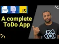 javascript bangla tutorial 94 mini project 5 A complete todo App part-1