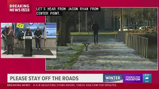 CenterPoint give an update on power outage from winter storm