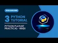 Python Lecture 3 Hindi Create Your First Python Program Sum File Extension Comments