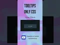 How To Make TOOLTIP only css Como crear tooltips usando solo CSS efecto Hover