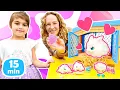 Download Lagu Playing with Nicole, Zara and Defne 🎀 Funny kids videos in German