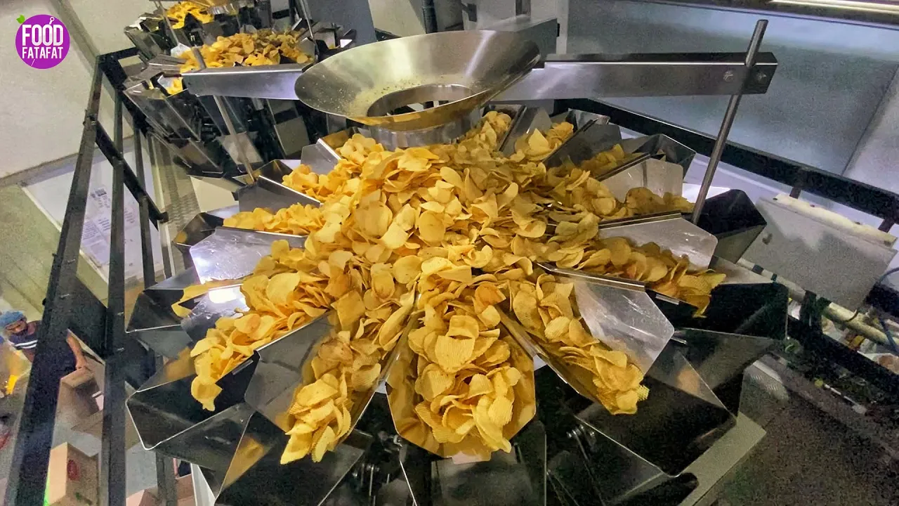 Potato Chips Making Mega Food Factory   How Do They Do It