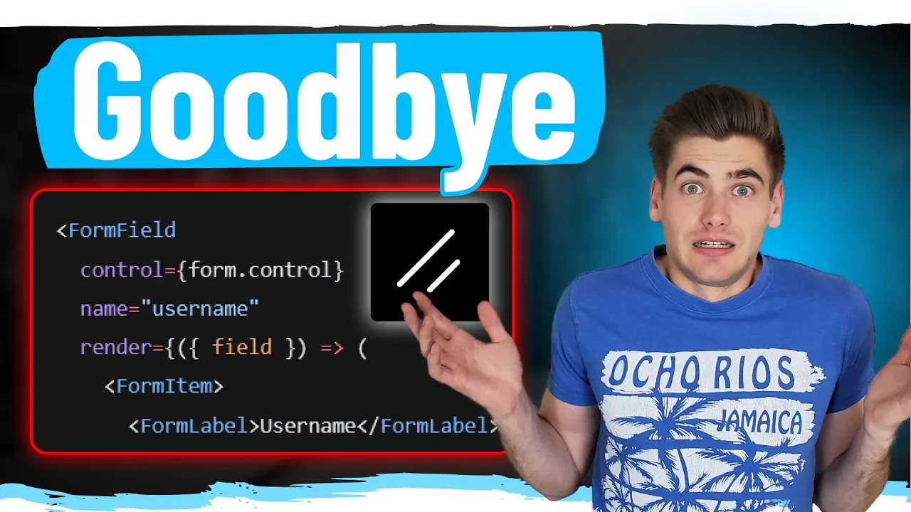 I Will Never Use Shadcn Form Components Again Thumbnail
