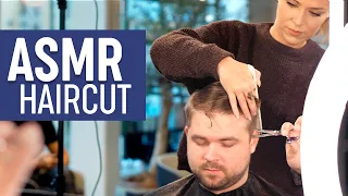 ASMR Relaxing Haircut Professional Scissor Cut Sleep Inducing  ASMR Relaxing Haircut Professional Scissor Cut Sleep Inducing