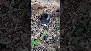 Art Sand Cake صهر المعادن صب داخل جحر الثعبان 