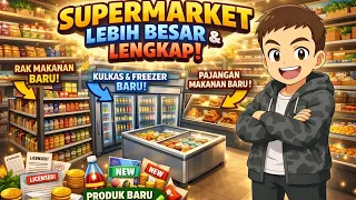BELI RAK BARU & LICENSED BARU !!!! - My Supermarket Simulator Indonesia Part 2