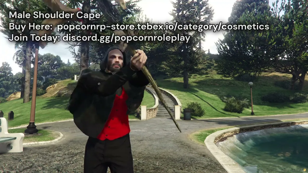 Male Shoulder Cape (+ Physics)