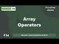 Array Operators Read Operation in Depth MongoDB Complete Course 2025