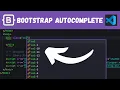 Bootstrap autocomplete intellisense in visual studio code