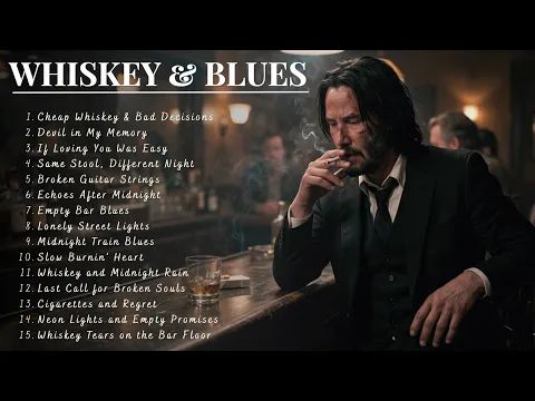 Whiskey Blues Mix 🍂 Best Blues Music for Late Nights, Relaxing & Drinking Mood....